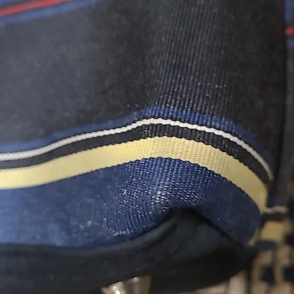 VINTAGE KATE SPADE NEW YORK RAINBOW STRIPE PURSE - Picture 7 of 9